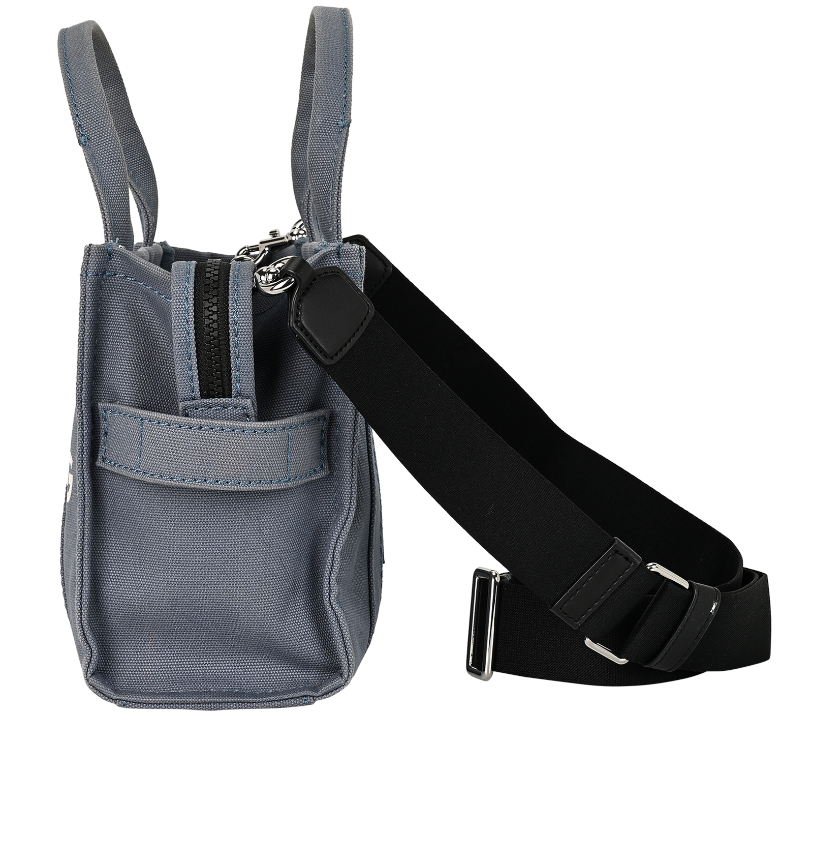 Mini The Tote Bag, &pound;110, Handbags, Blue, Canvas, Bottom view